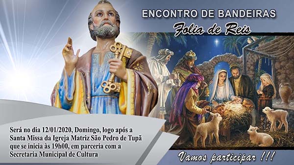 Apresenta��o das bandeiras de Folia de Reis ocorrer� na S�o Pedro no dia 12