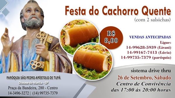 S�o Pedro de Tup� promove Festa do Cachorro Quente