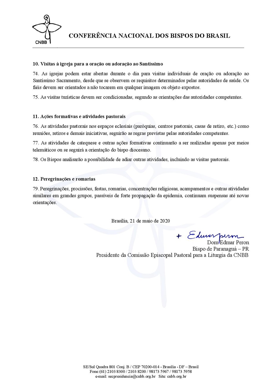 Decreto de 31072020 da Diocese de Mar�lia/SP