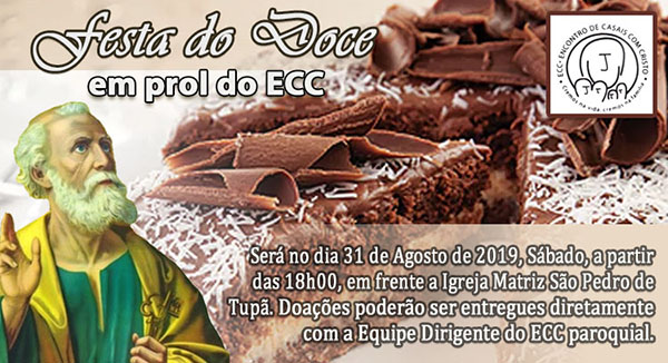 ECC paroquial promover� Festa do Doce