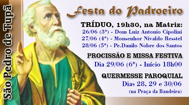 Par�quia S�o Pedro de Tup� - A servi�o do evangelho