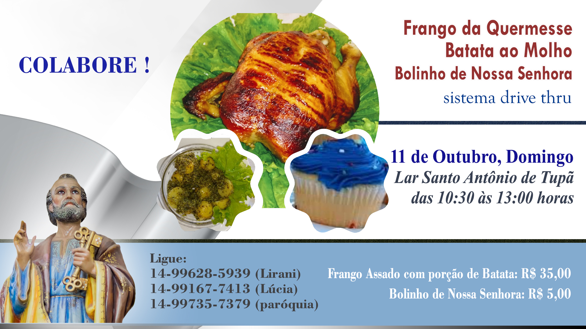 S�o Pedro de Tup� far� mais uma promo��o objetivando arrecadar fundos