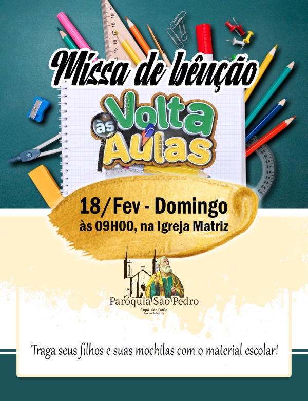 S�o Pedro de Tup� define missas e celebra��o para a quarta-feira de cinzas