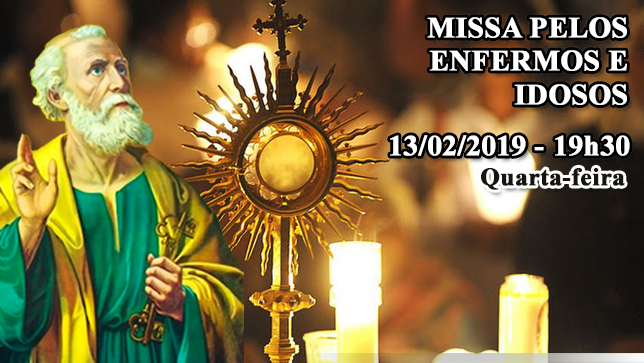 S�o Pedro de Tup� ir� celebrar Missa pelos Enfermos e Idosos