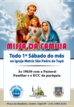 Missa da Fam�lia na S�o Pedro de Tup�