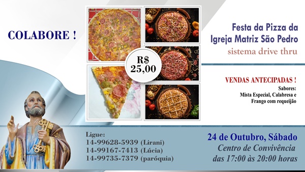 S�o Pedro de Tup� promover� Festa da Pizza