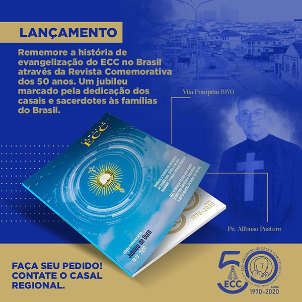 ECC celebra hoje 50 anos de exist�ncia  e lan�a revista contando toda hist�ria de evangeliza��o �s fam�lias