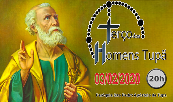 Pe. Carlos Roberto dos Santos convida para participa��o do Ter�o dos Homens de Tup�