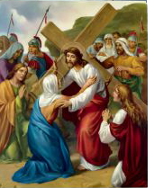 QUARTA ESTA��O DA VIA SACRA: Jesus encontra-se com sua m�e