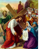 SEXTA ESTA��O DA VIA SACRA: Ver�nica enxuga o rosto de Jesus